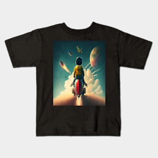 The rocket boy Kids T-Shirt